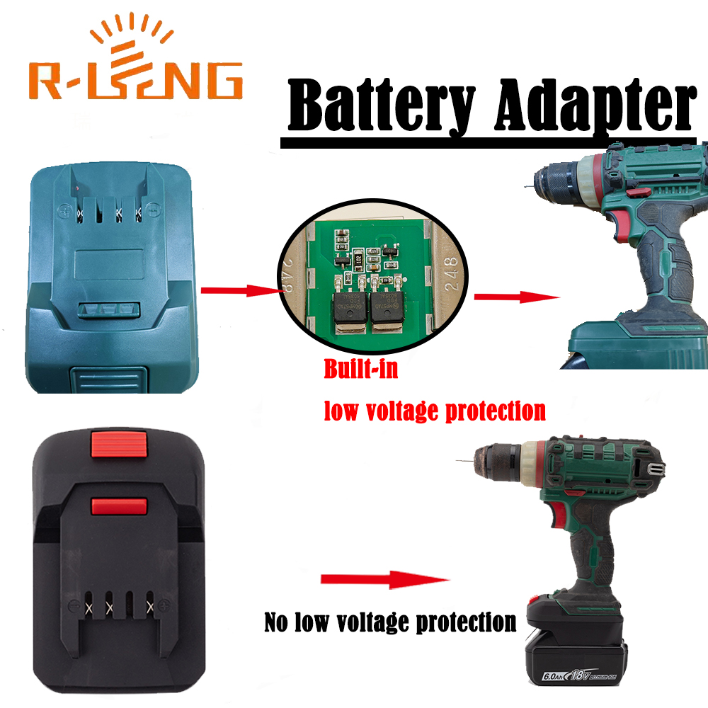 Gardening Tools Lidl - อะแดปเตอร์แปลงสำหรับมากิต้า 18V ลิเธียมเป็นสำหรับ Lidl Parkside X20V