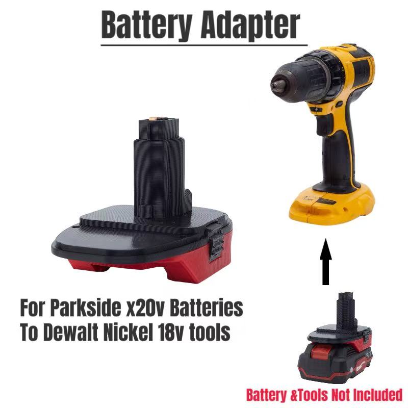 Gardening Tools Lidl - แบตเตอรี่อะแดปเตอร์แปลงสําหรับ LIDL Parkside X20V ทีมแบตเตอรี่ลิเธียม Converter