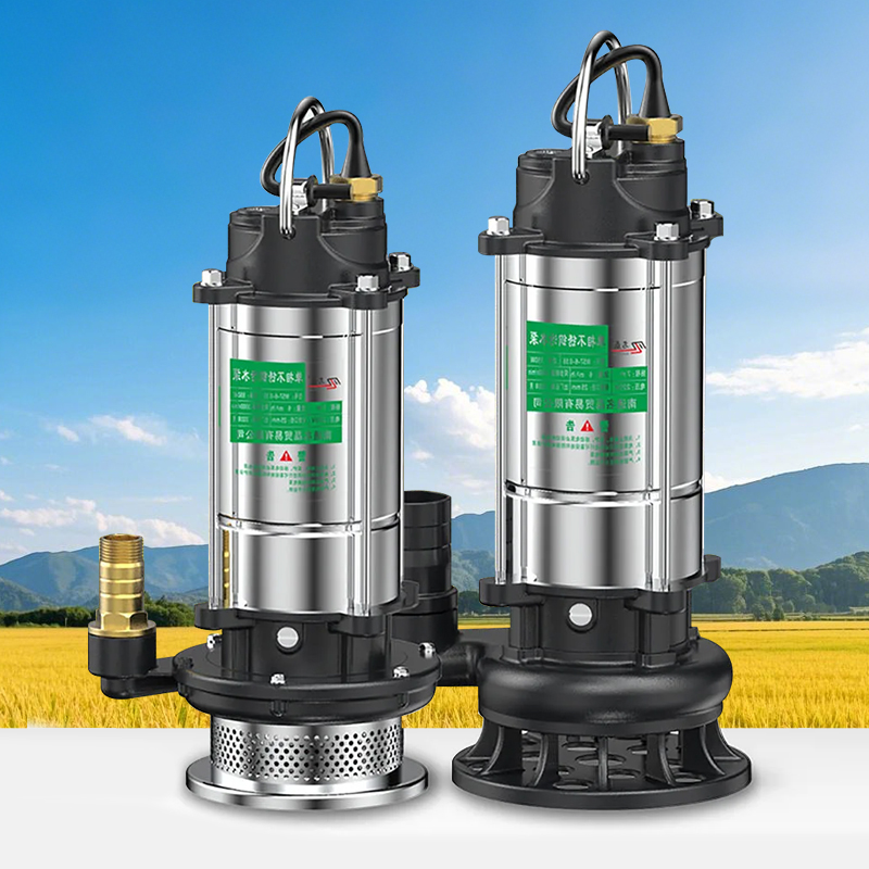 Gardening Tools China - ปั๊มจุ่มสแตนเลส 220V สำหรับการเกษตร เครื่องมือทำสวน ระบายน้ำ ชลประทาน