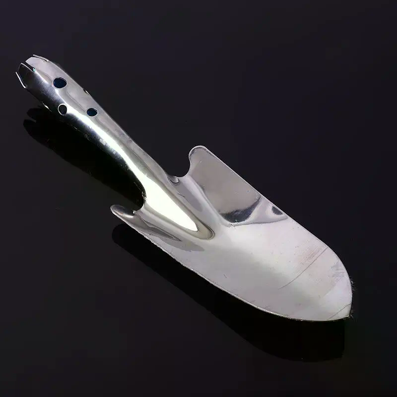 Gardening Tools Spade - พลั่วขนาดเล็กสแตนเลสสำหรับปลูกดอกไม้ เครื่องมือทำสวน ปลูกต้นไม้ในกระถาง ขุดดิน พลั่วปลูกดอกไม้ อุปกรณ์ทำสวน