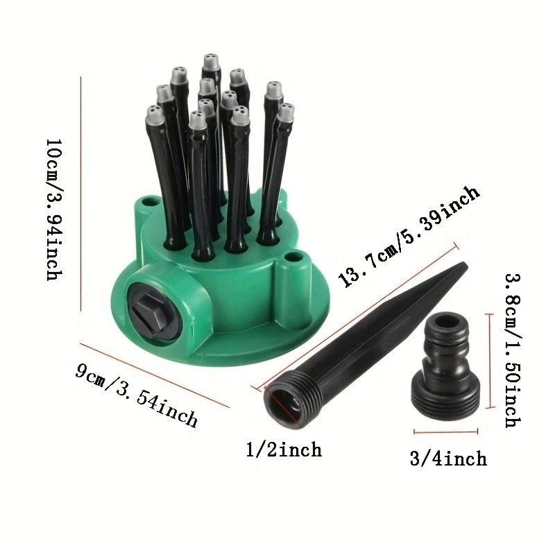 360 °   หัวฉีดน้ำรดต้นไม้แบบหม - Gardening Tools China บทวิจารณ์และราคา