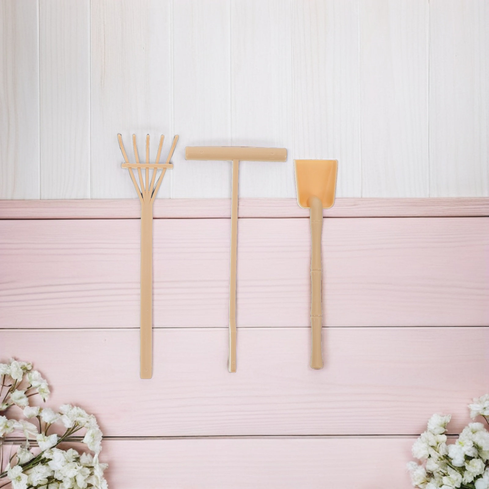 ชุดอุปกรณ์จัดสวนเซนขนาดเล็ก 4  - Gardening Tools Kit บทวิจารณ์และราคา