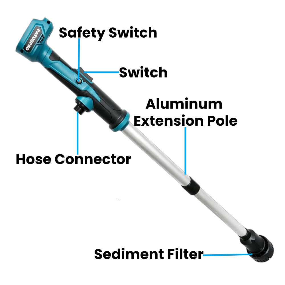 PATUOPRO ปั๊มน้ำไฟฟ้าไร้สาย ปั - Gardening Tools China บทวิจารณ์และราคา