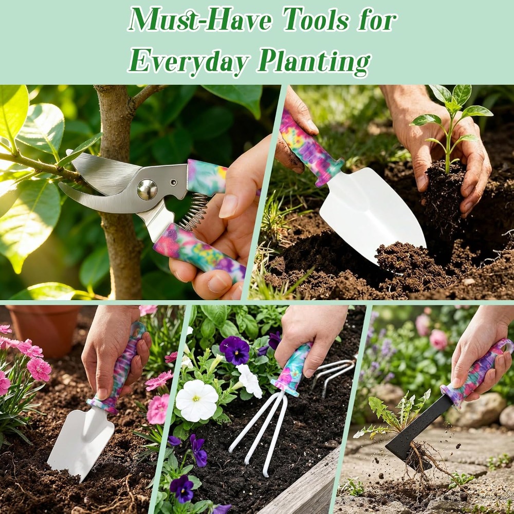 ชุดเครื่องมือทำสวน 10 ชิ้นพร้อ - Gardening Tools Knife บทวิจารณ์และราคา