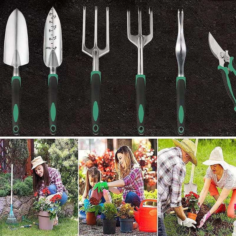 ชุดเครื่องมือทำสวน 11 ชิ้น อลู - Gardening Tools Spade บทวิจารณ์และราคา