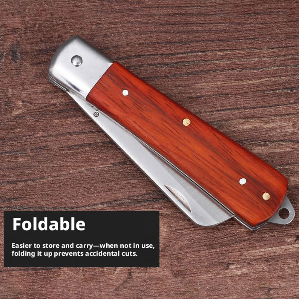 มีดตัดกิ่งแบบพับได้พร้อมด้ามไม - Gardening Tools Knife บทวิจารณ์และราคา