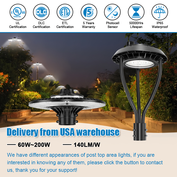 โคมไฟเสา LED สำหรับติดตั้งบนเส - Gardening Tools List บทวิจารณ์และราคา