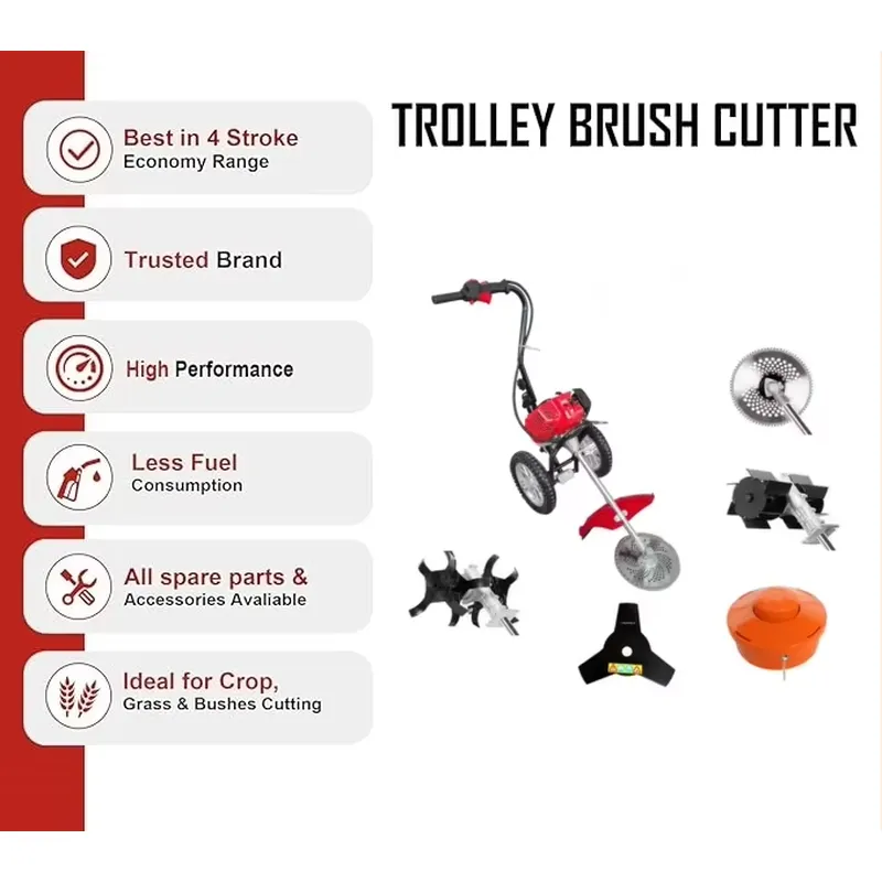 รถตัดหญ้าแบบเดินตามอเนกประสงค์ - Gardening Tools List บทวิจารณ์และราคา