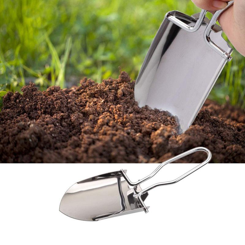 1/2 ชิ้น จอบพับสแตนเลสอเนกประส - Gardening Tools Spade บทวิจารณ์และราคา