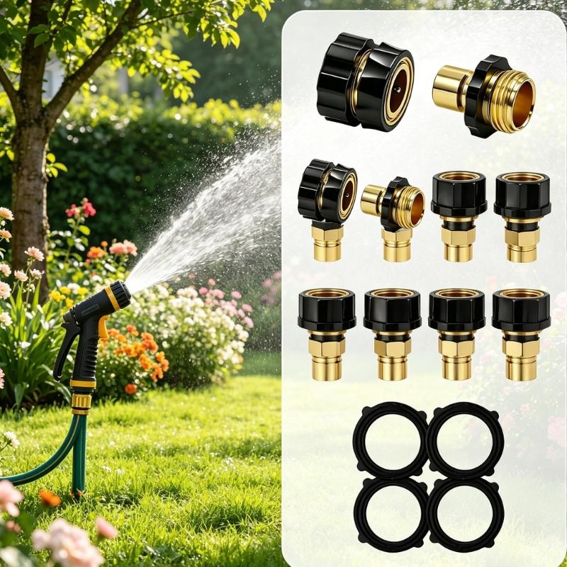 R9UF 4 ชิ้น/แพ็คตัวเชื่อมต่อท่ - Gardening Tools You Need บทวิจารณ์และราคา