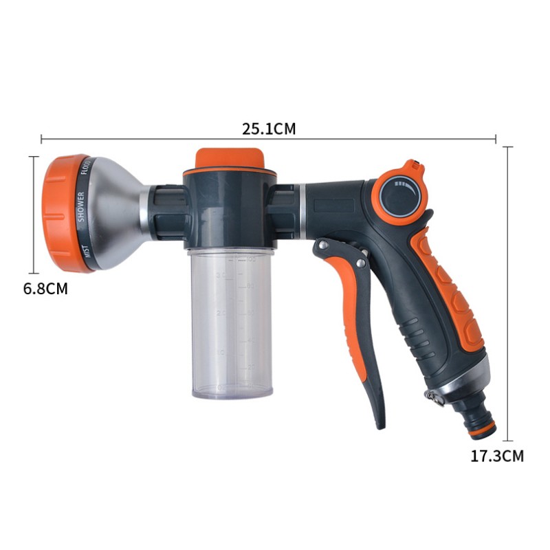 ปืนฉีดน้ำหัวฉีดโฟมใหม่ล้างรถอุ - Gardening Tools For Beginners บทวิจารณ์และราคา